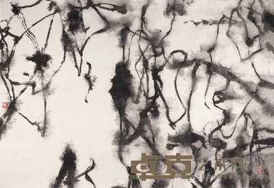 董小明 2006年作 墨荷图 镜心 84×120cm